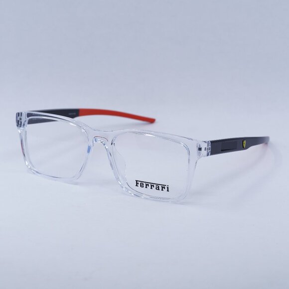 Scuderia Ferrari FZ8010U 513 Eyeglasses Transparent 56mm Square Frame - Picture 1 of 9